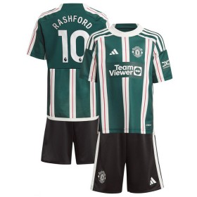 Dječji Nogometni Dres Manchester United Rashford 10 Gostujući 2023-24